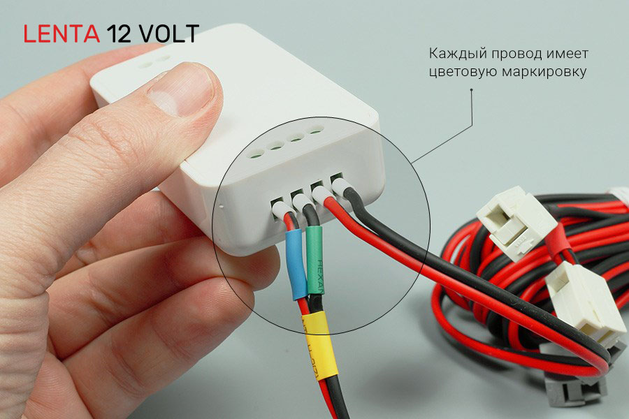 Цветовая маркировка шлейфа Антипайка