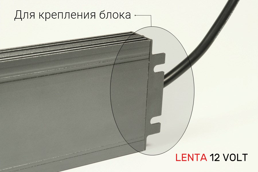 Крепление блока питания к стене